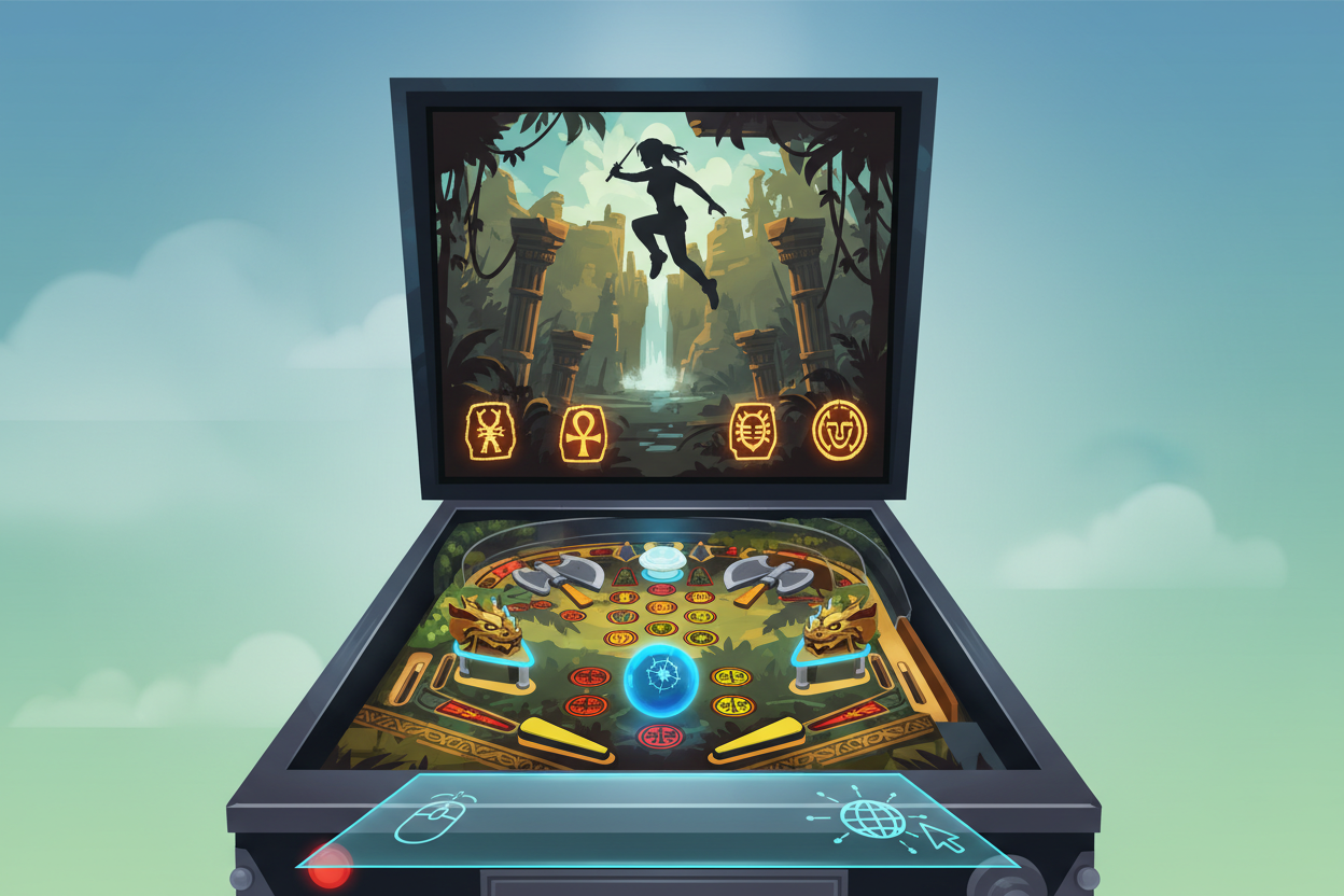 ontdek tombraider pinball online: een nieuwe dimensie