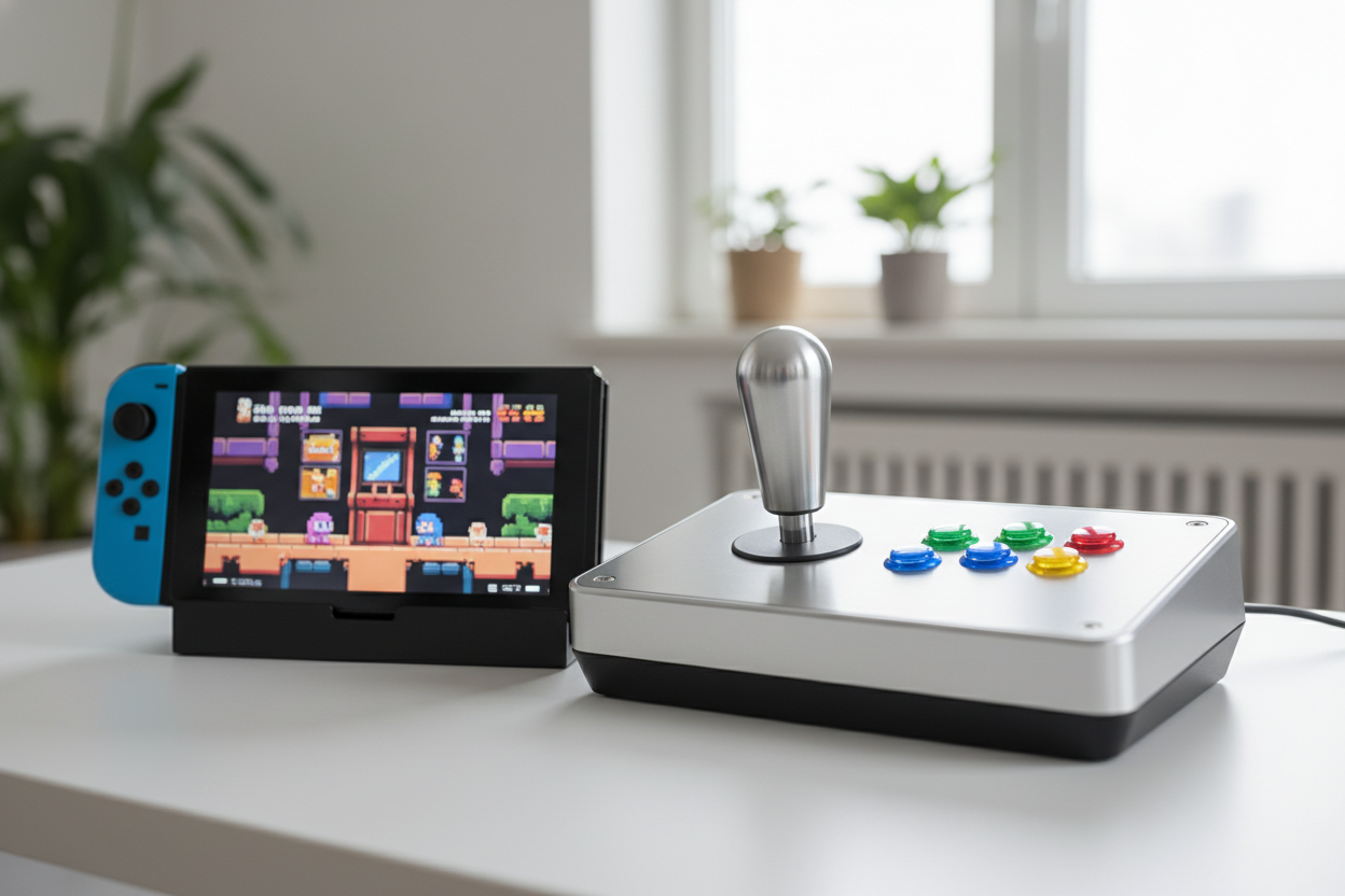 Welke arcade joystick is ideaal voor nintendo games?