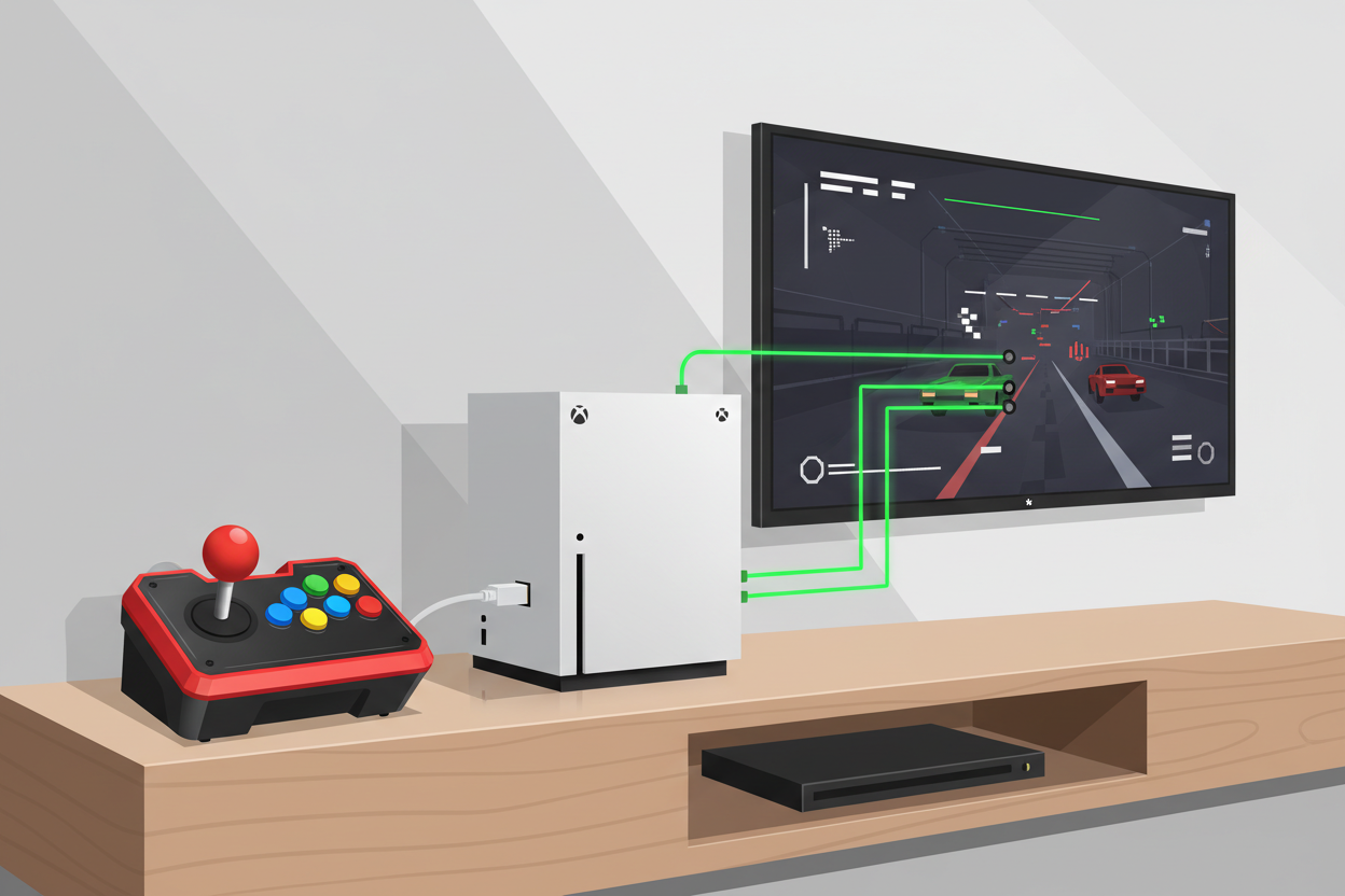 Hoe gebruik je een arcade joystick met je xbox