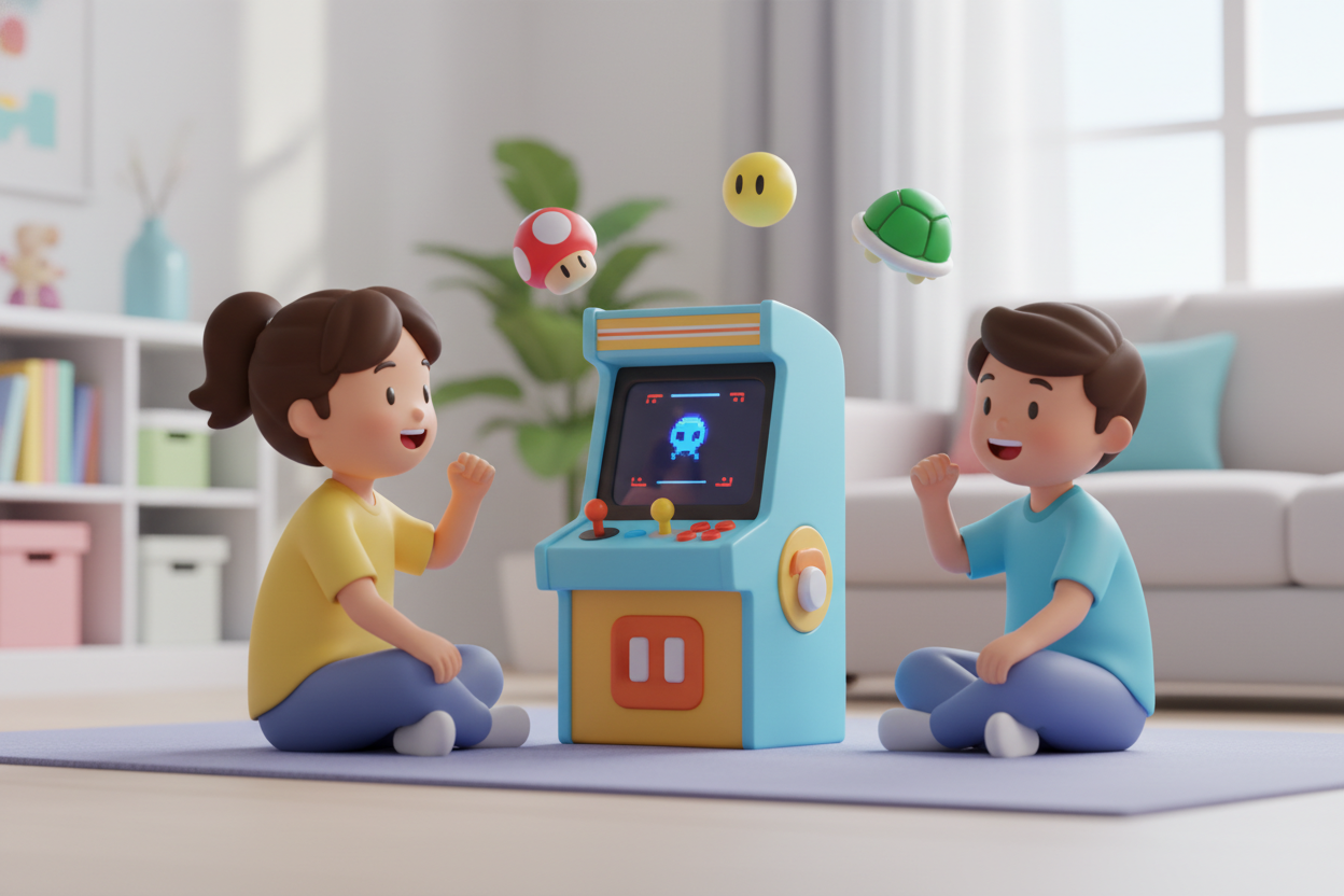 Mini arcade voor kinderen: de ideale manier om klassiekers te ontdekken