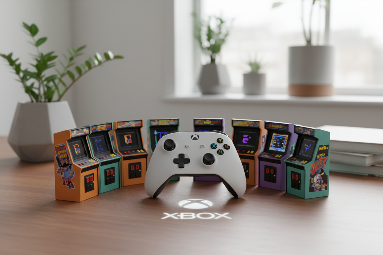 Ontdek de mini arcade ervaring op xbox
